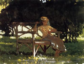 Winslow Homer : Woman on a Bench